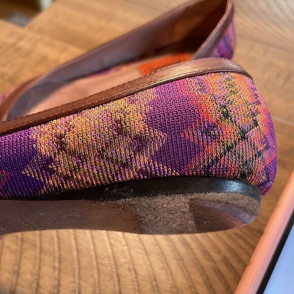 Missoni Made in Italy Chevron Ballet Flats Classic Comfort! - Picture 8 of 9